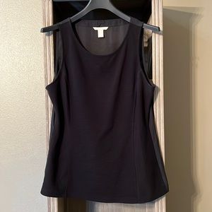 Banana republic ribbed black blouse sleeveless